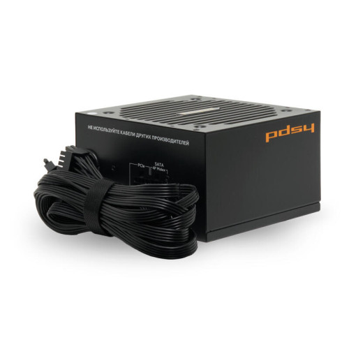 Блок питания/ Power Supply HSPD, 600W 80+ Bronze (ATX, 2.31, Semi-modular, 1x24(20+4)pin 550mm, 1xCPU*2 8(4+4)pin 600+150mm, 1xPCIe*2 8(6+2)pin 500+150mm, 2xSATA*3 400+150+150mm, 1xMOLEX4pin*3+FDD 400+150+150+150mm , Active, 120x120mm, 150x140x86mm, APFC,
