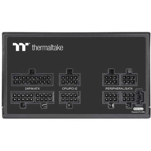 Блок питания Thermaltake ATX 650W Toughpower GF1 ARGB 80+ gold (20+4pin) APFC 140mm fan color LED 9xSATA Cab Manag RTL [PS-TPD-0650F3FAGE-1]