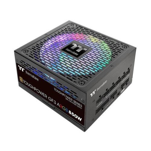 Блок питания Thermaltake ATX 850W Toughpower GF3 ARGB 80+ gold 24pin APFC 140mm fan color LED 9xSATA Cab Manag RTL [PS-TPD-0850F4FAGE-1]