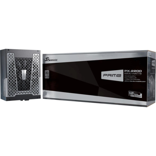 Блок питания Seasonic ATX 2200W Prime PX-2200 Gen.5 80+ platinum (20+4pin) APFC 135mm fan 18xSATA Cab Manag RTL [PX-2200 SRP-PPX222-A5A22ST]