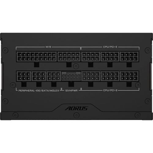 Блок питания Gigabyte ATX 1000W GP-AE1000PM PG5 Gen.5 80+ platinum (20+4pin) APFC 120mm fan 8xSATA Cab Manag RTL [GP-AE1000PM PG5]