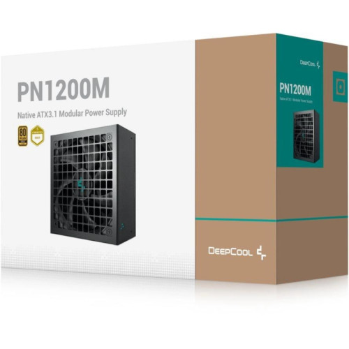 Блок питания Deepcool ATX 1200W PN1200M Gen.5 80+ gold (20+4pin) APFC 120mm fan 8xSATA RTL [R-PNC00M-FC0B-WGEU]