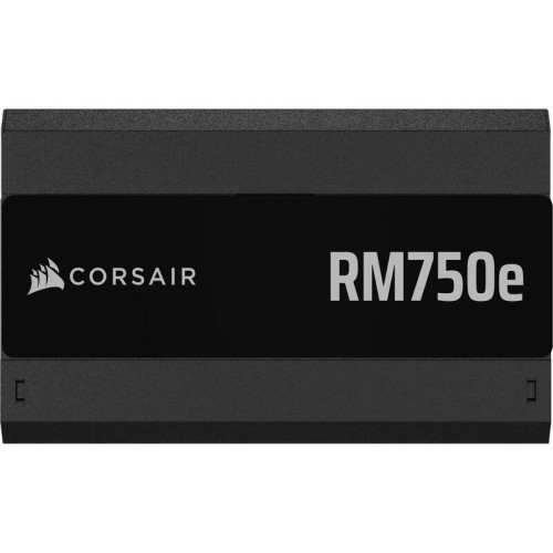 Блоки питания/ Power Supply Corsair RM750e, Model RPS0215, 750W 80+ Gold (ATX, 3.1, PCIe 5.1, Full modular, 1x24(20+4)pin, 2xEPS/ATX 12V 8-pin (4+4), 1x12V-2x6(12+4)pin, 2x12V-2x6 to Dual 8-Pin(6+2), 1xPCIe 8-Pin(6+2), 4xSATA (4 Straight SATA), 4xSATA / P