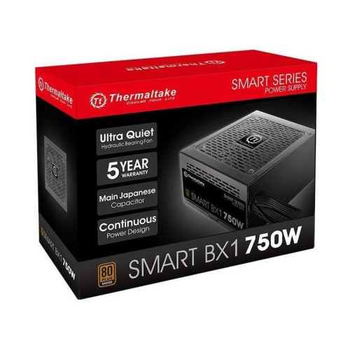 Блок питания ПК Thermaltake Smart BX1 SE 750 0750W/Non Modular/Non Light/Single Voltage/Analog/80 Plus Bronze/EU/Non JP CAP/All Flat Cables/DC to DC
