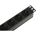 Блок распределения питания Lanmaster TWT-PDU19-10A8P гор.размещ. 8xSchuko базовые 10A