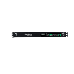 БРП Uniprom, с мониторингом, 1U, 240В, 1Ф, 16A, 10xC13 2xC19, 2м, IEC320 C20