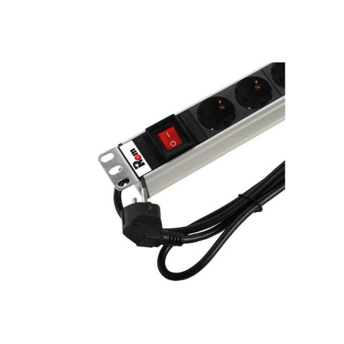 Блок распределения питания Rem R-16-8S-V-440-1.8 гор.размещ. 8xSchuko базовые 16A Schuko 1.8м