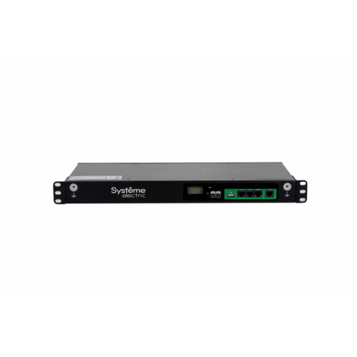 БРП Uniprom, с мониторингом, 1U, 240В, 1Ф, 16A, 10xC13 2xC19, 2м, IEC320 C20