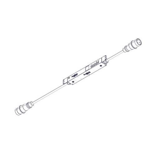 PRP, with monitoring, Uniprom series, 0/1U, 400V, 3Ph, 32A, IEC309 input, IEC309 output
