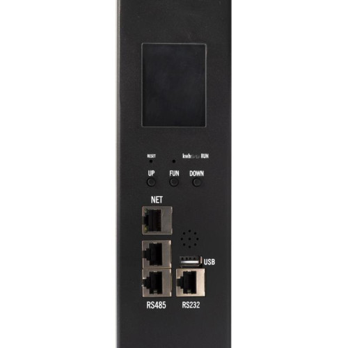 Блок распределения питания Powercom PDU-32AVMS24-18C3-6C9-3P верт.размещ. 18xC13 6xC19 с сетевым мониторингом 3x32A EN 60309 2м