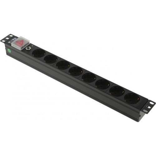 Блок распределения питания Lanmaster TWT-PDU19-10A8P гор.размещ. 8xSchuko базовые 10A