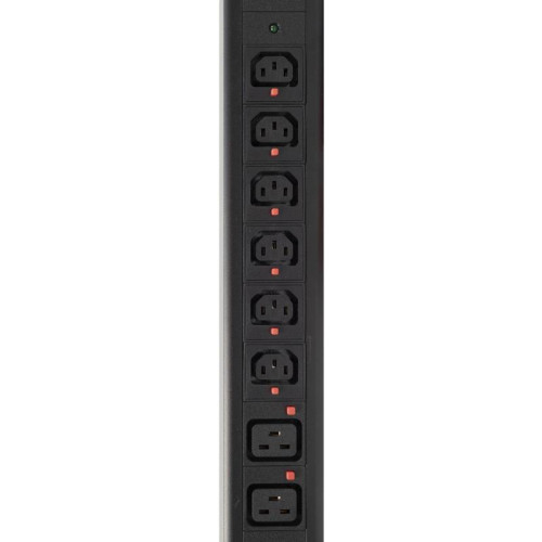 Блок распределения питания Powercom PDU-32AV24-18C3-6C9-3P верт.размещ. 18xC13 6xC19 3x32A IEC 60309 2м