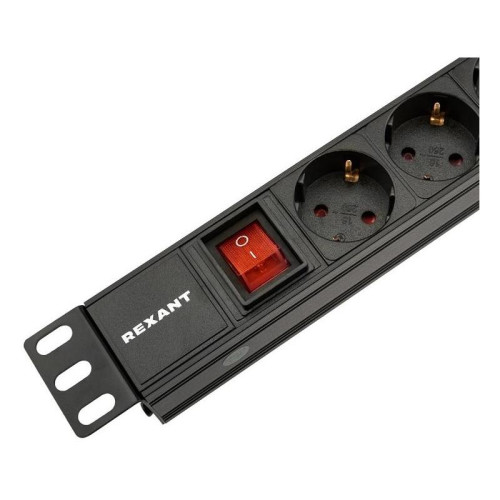 Блок распределения питания Rexant 04-0303-1 гор.размещ. 8xCEE7/4 базовые 10A C14 2м