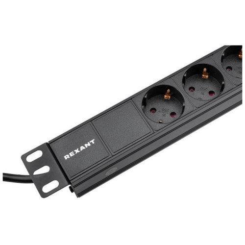 Блок распределения питания Rexant 04-0105-1 гор.размещ. 9xCEE7/4 базовые 16A CEE7/7 2м