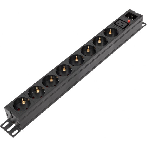 Блок распределения питания Powercom PDU-16A-type 2 (PDU-16AV10-8S-C9-C2) Блок распределения питания Powercom PDU-16A-type 2 (PDU-16AV10-8S-C9-C2)