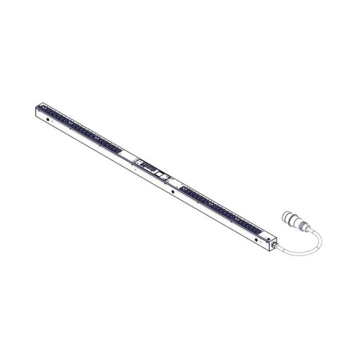 БРП Uniprom, управляемый, 0U, 240В, 1Ф, 16A, 36xC13 6xC19, 3м кабель, IEC309