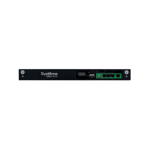 БРП Uniprom, управляемый, 1U, 240В, 1Ф, 16A, 10xC13 2xC19, 2м кабель, IEC320 C20