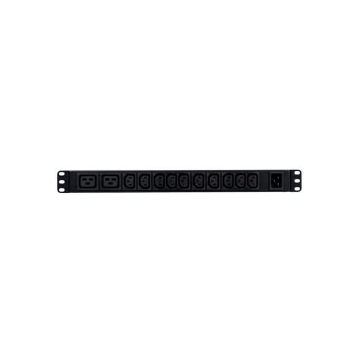 БРП Uniprom, управляемый, 1U, 240В, 1Ф, 16A, 10xC13 2xC19, 2м кабель, IEC320 C20