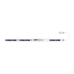 БРП Uniprom, управляемый, 0U, 400В, 3Ф, 16A, 36xC13 6xC19, 3м кабель, IEC309