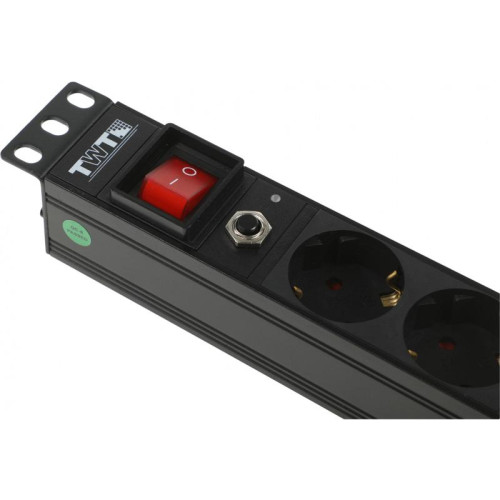 Блок распределения питания Lanmaster TWT-PDU19-10A8P гор.размещ. 8xSchuko базовые 10A