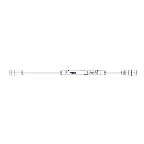PDU, with monitoring, Uniprom series, 0/1U, 400V, 3P, 16A, IEC309 input, IEC309 output