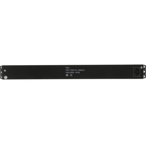 Блок распределения питания Lanmaster TWT-PDU19-10A9C3 гор.размещ. 9xC13 базовые 10A без вилки