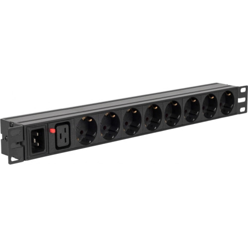 Блок распределения питания Powercom PDU-16A-type 2 (PDU-16AV10-8S-C9-C2) Блок распределения питания Powercom PDU-16A-type 2 (PDU-16AV10-8S-C9-C2)