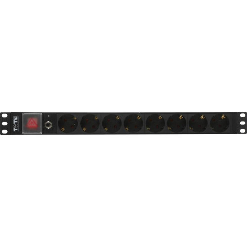 Блок распределения питания Lanmaster TWT-PDU19-10A8P гор.размещ. 8xSchuko базовые 10A