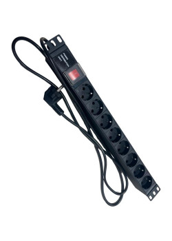 Блок распределения питания NTSS NTSS-PDU-DA2034 гор.размещ. 8xSchuko базовые 16A Schuko 1.8м