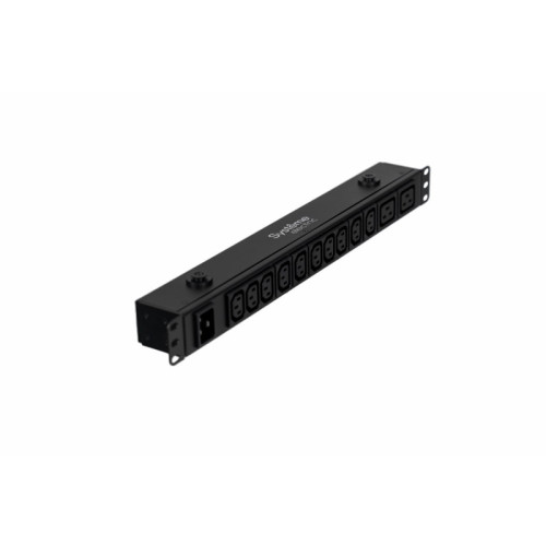 БРП Uniprom, базовый, 1U, 240В, 1Ф, 16A, 10xC13 2xC19, 2м кабель, IEC320 C20