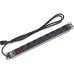 Блок распределения питания Cabeus PDU-8P-2IEC гор.размещ. 8xSchuko 10A C14 2м