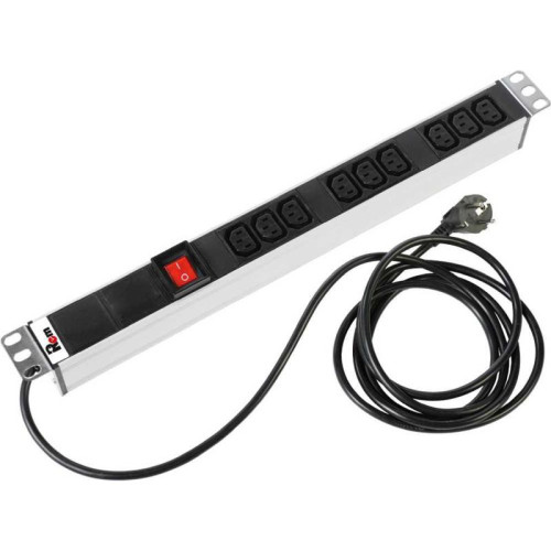 Блок распределения питания Rem R-16-9C13-V-440-3 гор.размещ. 9xC13 базовые 16A Schuko 3м