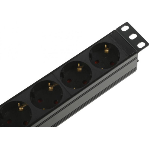 Блок распределения питания Lanmaster TWT-PDU19-10A8P гор.размещ. 8xSchuko базовые 10A