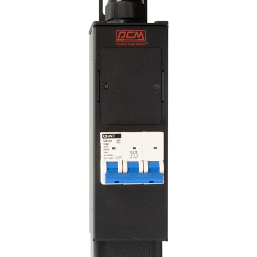 Блок распределения питания Powercom PDU-32AV24-18C3-6C9-3P верт.размещ. 18xC13 6xC19 3x32A IEC 60309 2м