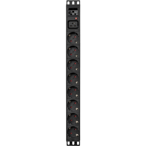Блок распределения питания Powercom PDU-16A-type 2 (PDU-16AV10-8S-C9-C2)