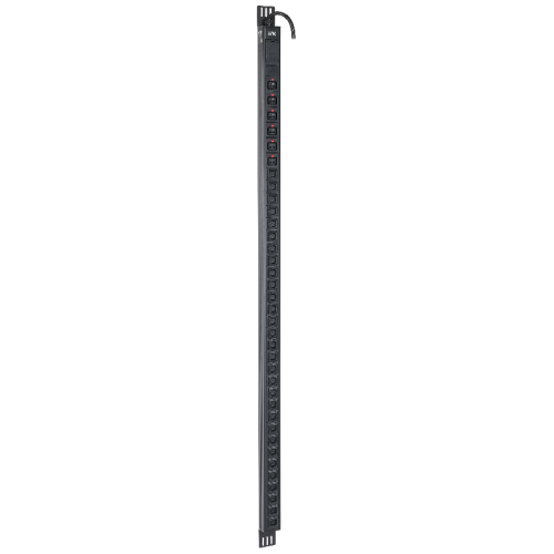 PDU верт. 42U 1ф 32А 30 роз. C13 6 C19 каб. 3м IEC60309