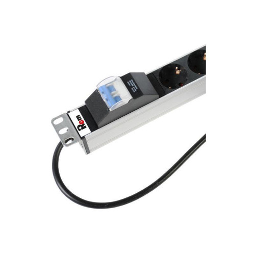 Блок распределения питания Rem R-16-10S-10C19-A-1420-3 верт.размещ. 10xSchuko 10xC19 базовые 16A Schuko 1.5м