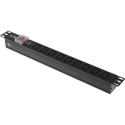 Блок распределения питания Lanmaster TWT-PDU19-10A9C3 гор.размещ. 9xC13 базовые 10A без вилки