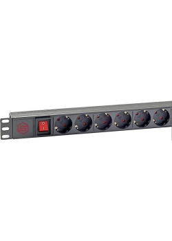 Блок распределения питания Sysmatrix PD 0802.000 гор.размещ. 8xSchuko базовые 16A C14