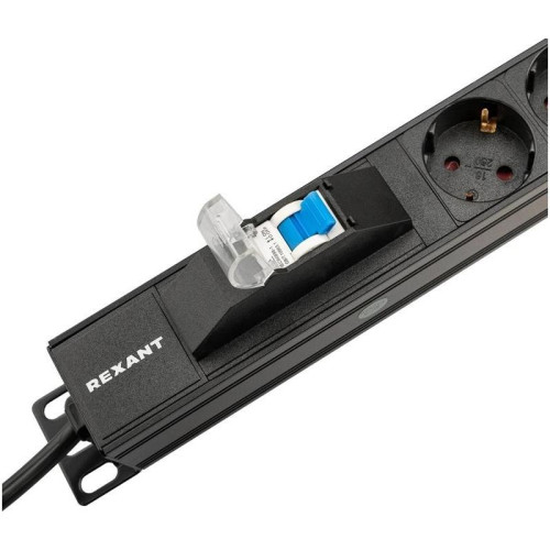 Блок распределения питания Rexant 04-0201-2 верт.размещ. 20xCEE7/4 базовые 16A CEE7/7 2м