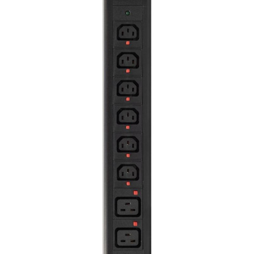 Блок распределения питания Powercom PDU-32AV24-18C3-6C9-3P верт.размещ. 18xC13 6xC19 3x32A IEC 60309 2м