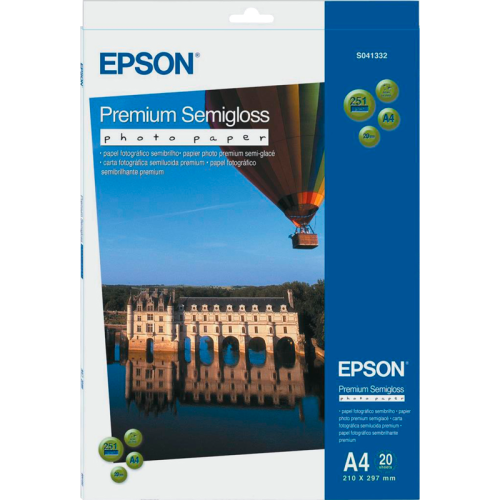 Бумага/ Epson Premium Semigloss Photo Paper A4