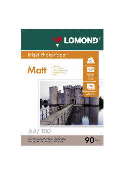 Фотобумага Lomond 0102001 A4/90г/м2/100л./белый матовое для струйной печати