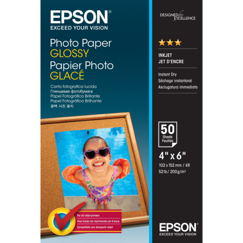 Бумага/ Epson Photo Paper 10x15 50 sheet
