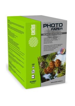 Фотобумага Cactus CS-GA6230500 A6/230г/м2/500л./белый глянцевое для струйной печати