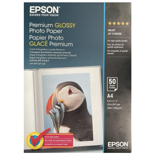 Бумага/ Epson Premium Glossy Photo Pap A4 50sh