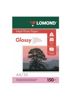 Фотобумага Lomond 0102043 A4/150г/м2/25л./белый глянцевое для струйной печати