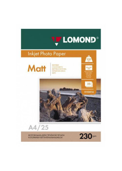 Фотобумага Lomond 0102050 A4/230г/м2/25л./белый матовое для струйной печати