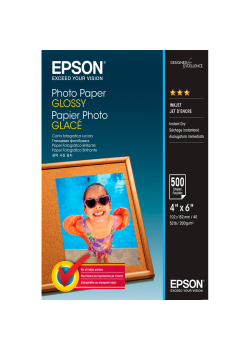Бумага/ Epson Photo Paper 10x15 500 sheet