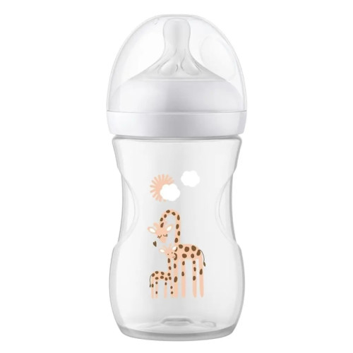 Бутылочка Avent/ Бутылочка для кормления 260 мл, NATURAL, средний поток, от 1 мес